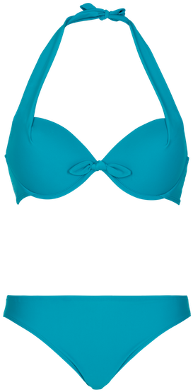 Home/2712 Ibiza Halterneck Bikiniset - Bikinis Azules Clipart (600x600), Png Download