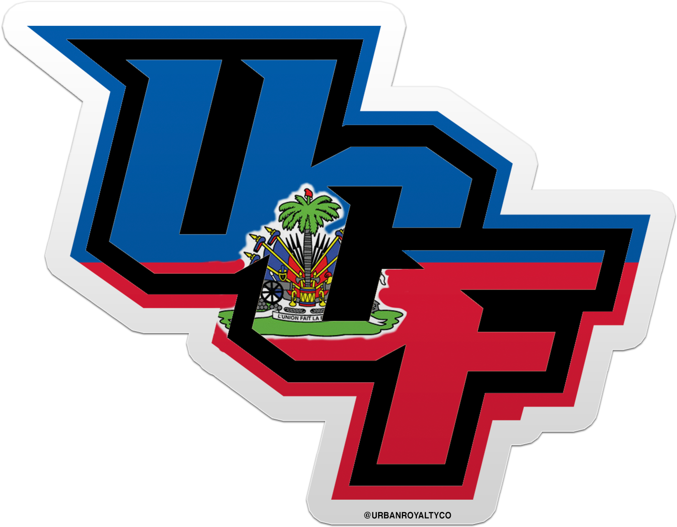 Proud Ucf Haitian - Black And White Ucf Logo Clipart (1820x1213), Png Download