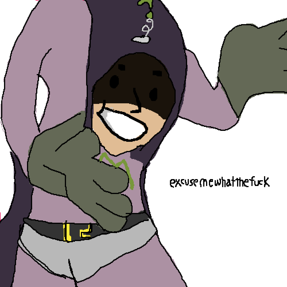 Excuse Me What The F*ck - Cartoon Clipart (1000x1000), Png Download