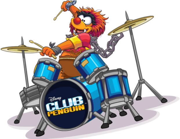 Drum Clipart Club Penguin - Club Penguin - Png Download (640x480), Png Download