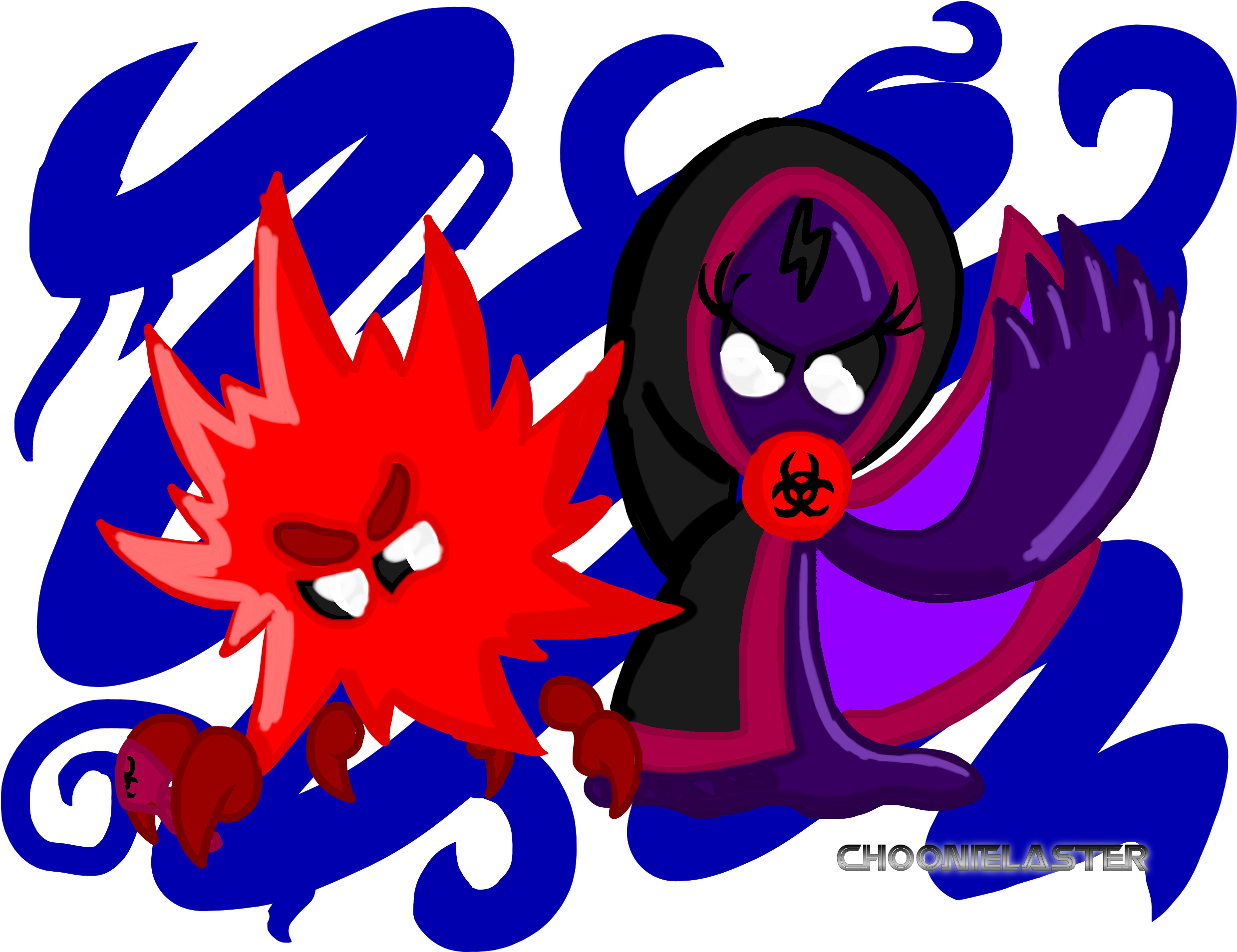 A Deadly Duet - Illustration Clipart (2592x1936), Png Download