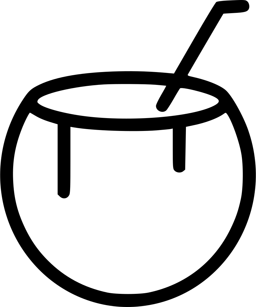 Coconut Drink Comments Clipart (818x980), Png Download