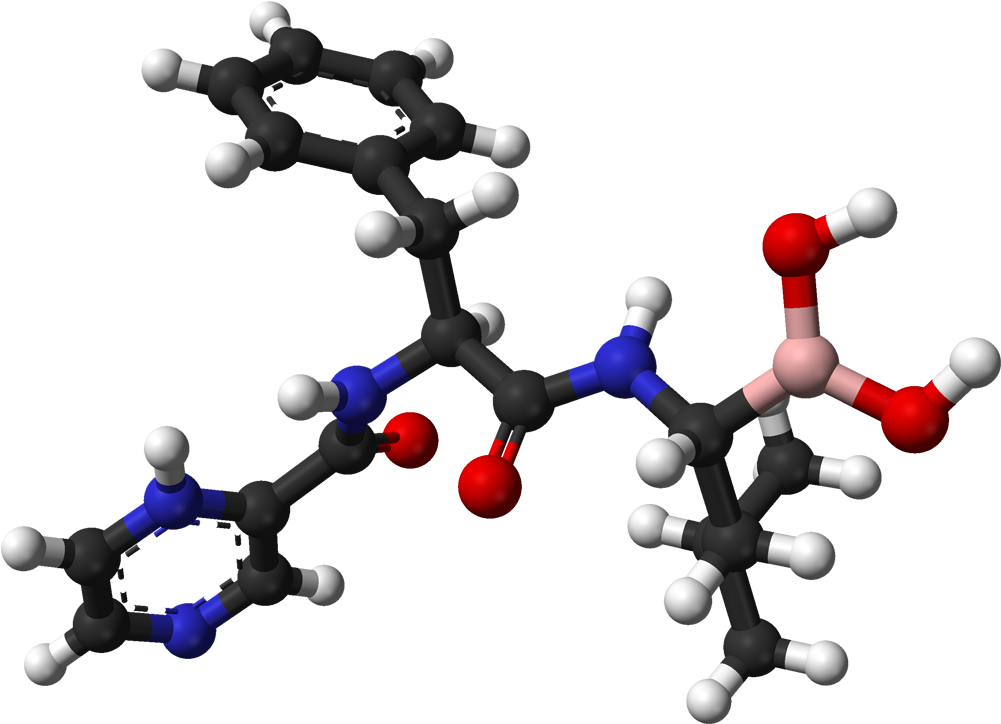 Bortezomib - Molecule Clipart (1100x823), Png Download