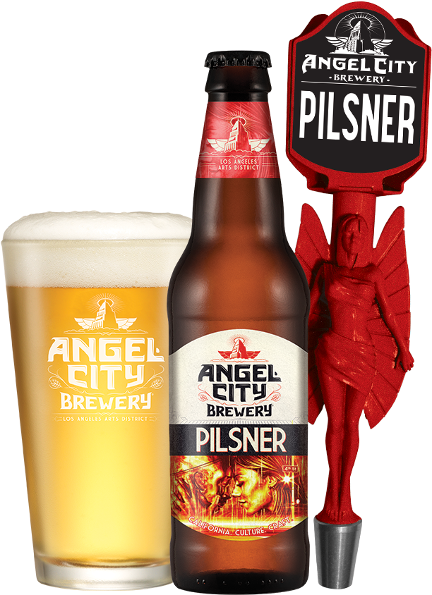 Angel City Pilsner Clipart (1000x1000), Png Download
