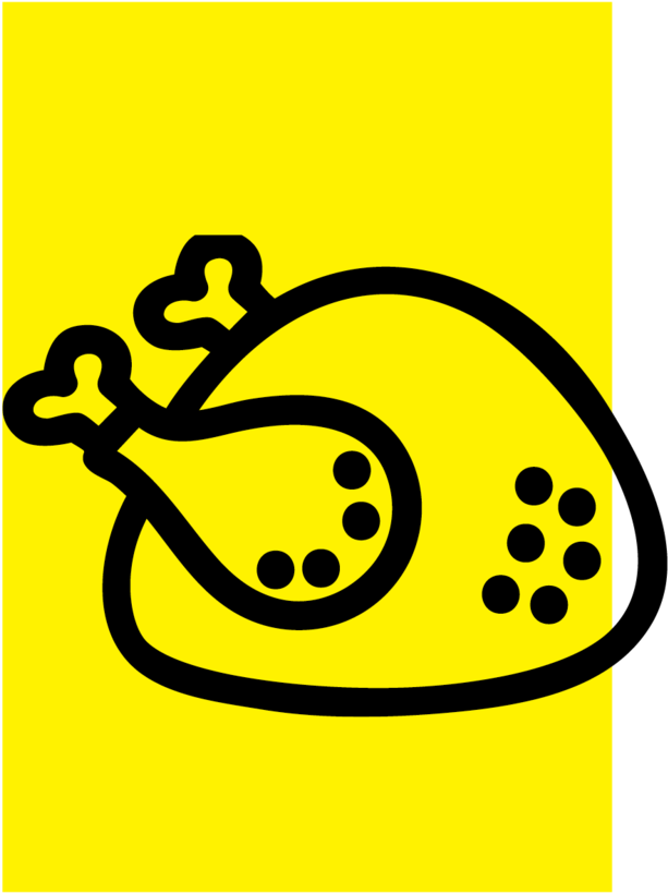 Let's Be Serious - Transparent Chicken Icon Png Clipart (1000x1000), Png Download