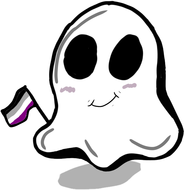 The Friendly Ghost Is No Longer Tired And He Says Gay Clipart (768x768), Png Download