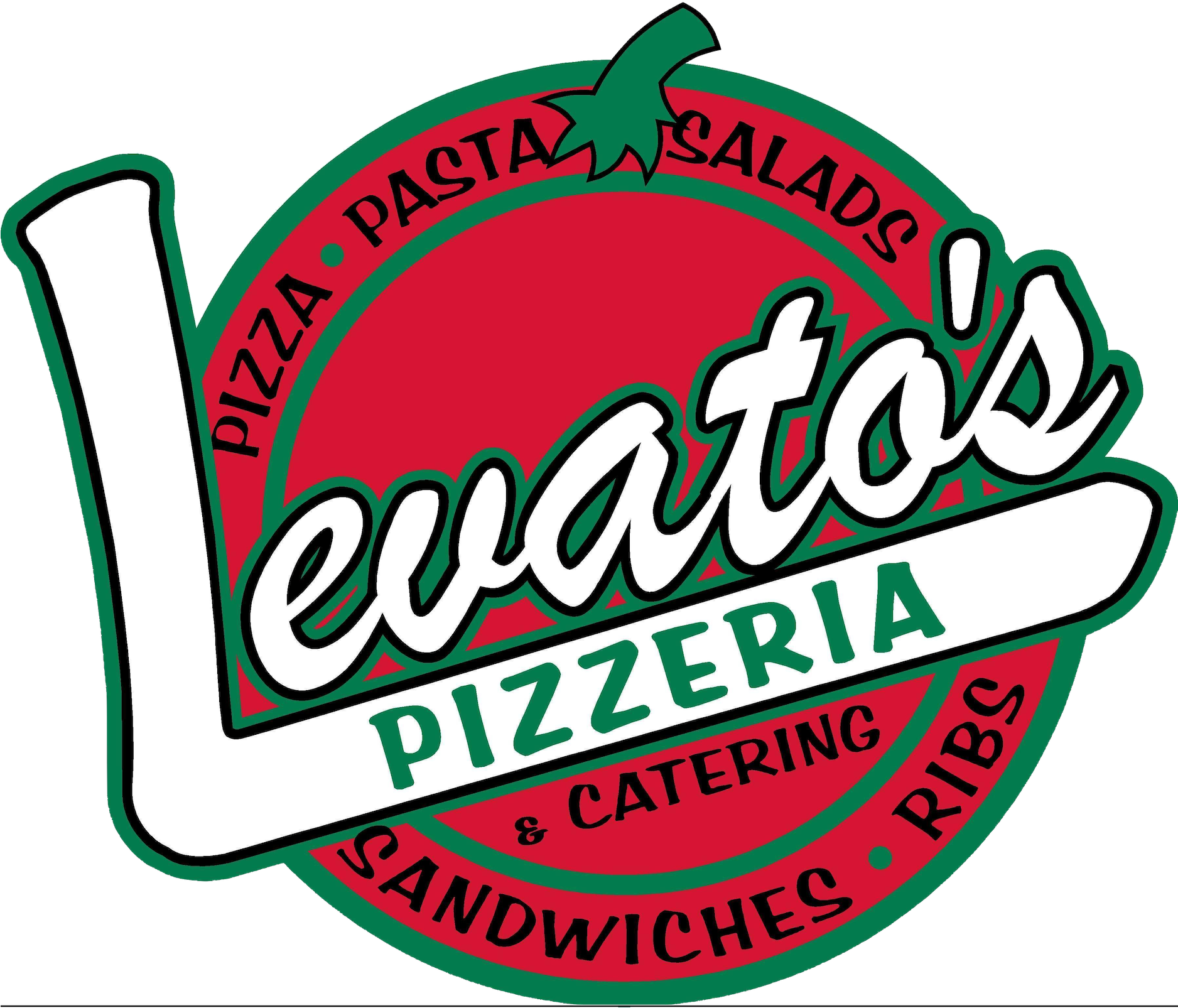 Levato's Pizzeria Clipart (1875x1810), Png Download