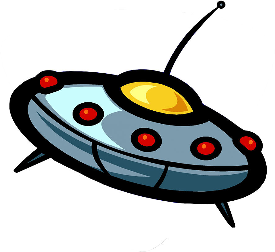 Space Ship Clipart - 可愛 飛碟 - Png Download (900x827), Png Download