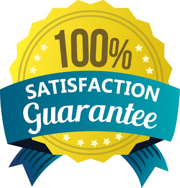 100-guarantee Badge Clipart (608x637), Png Download