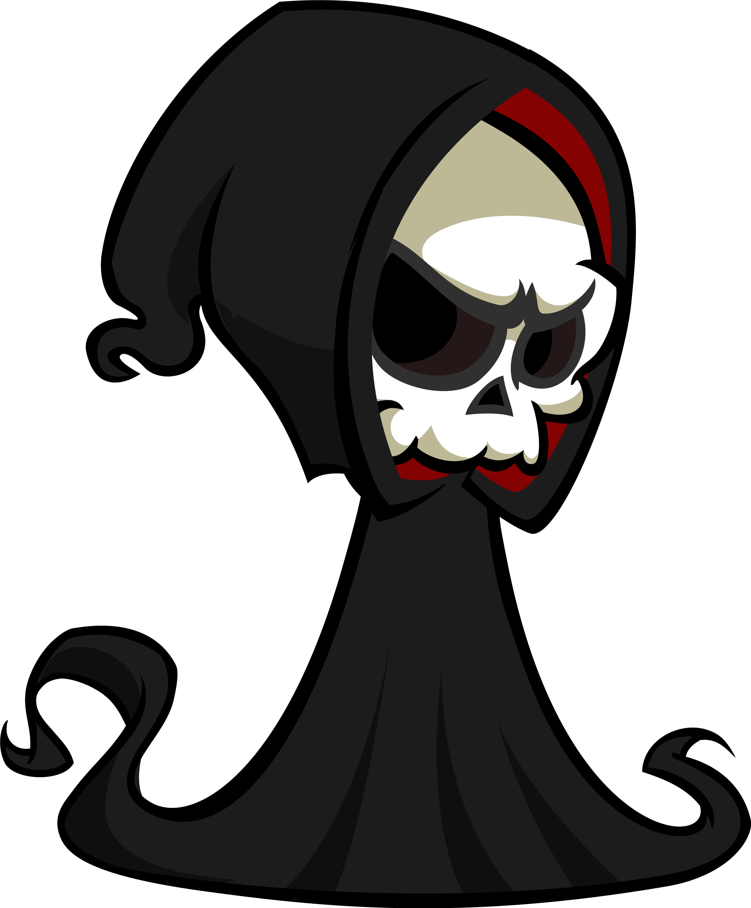 Image - Grim Reaper Pics Cartoon Clipart (2481x3001), Png Download