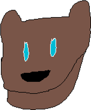 Bear Head - Cartoon Clipart (1000x1000), Png Download