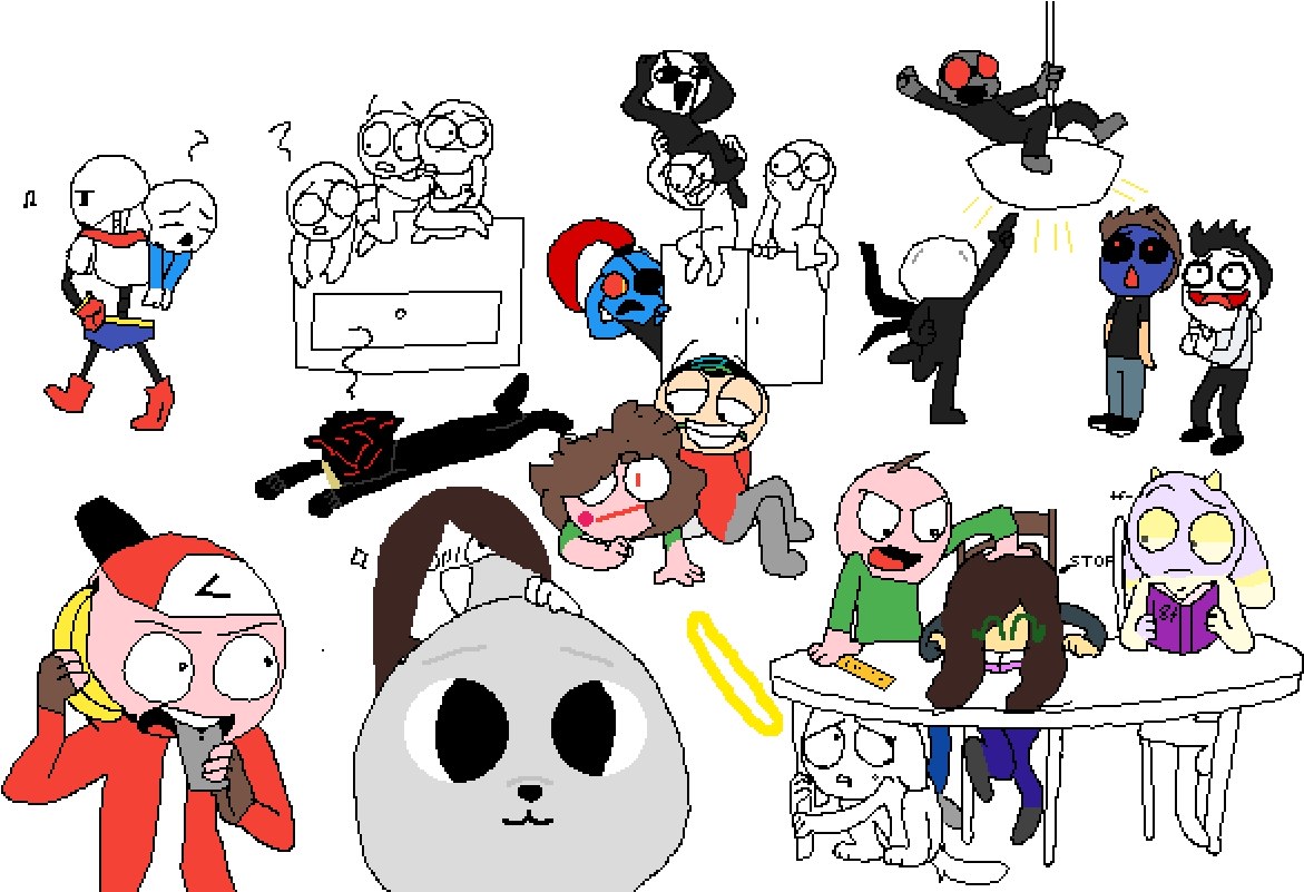 The Ass Dance - Cartoon Clipart (1200x800), Png Download