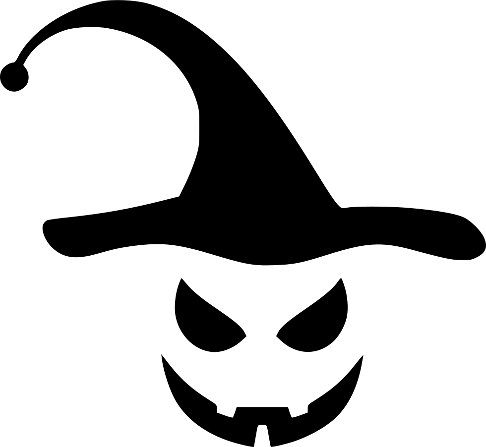 Hat Ugly Horrow Smile Halloween Comments Clipart (980x902), Png Download