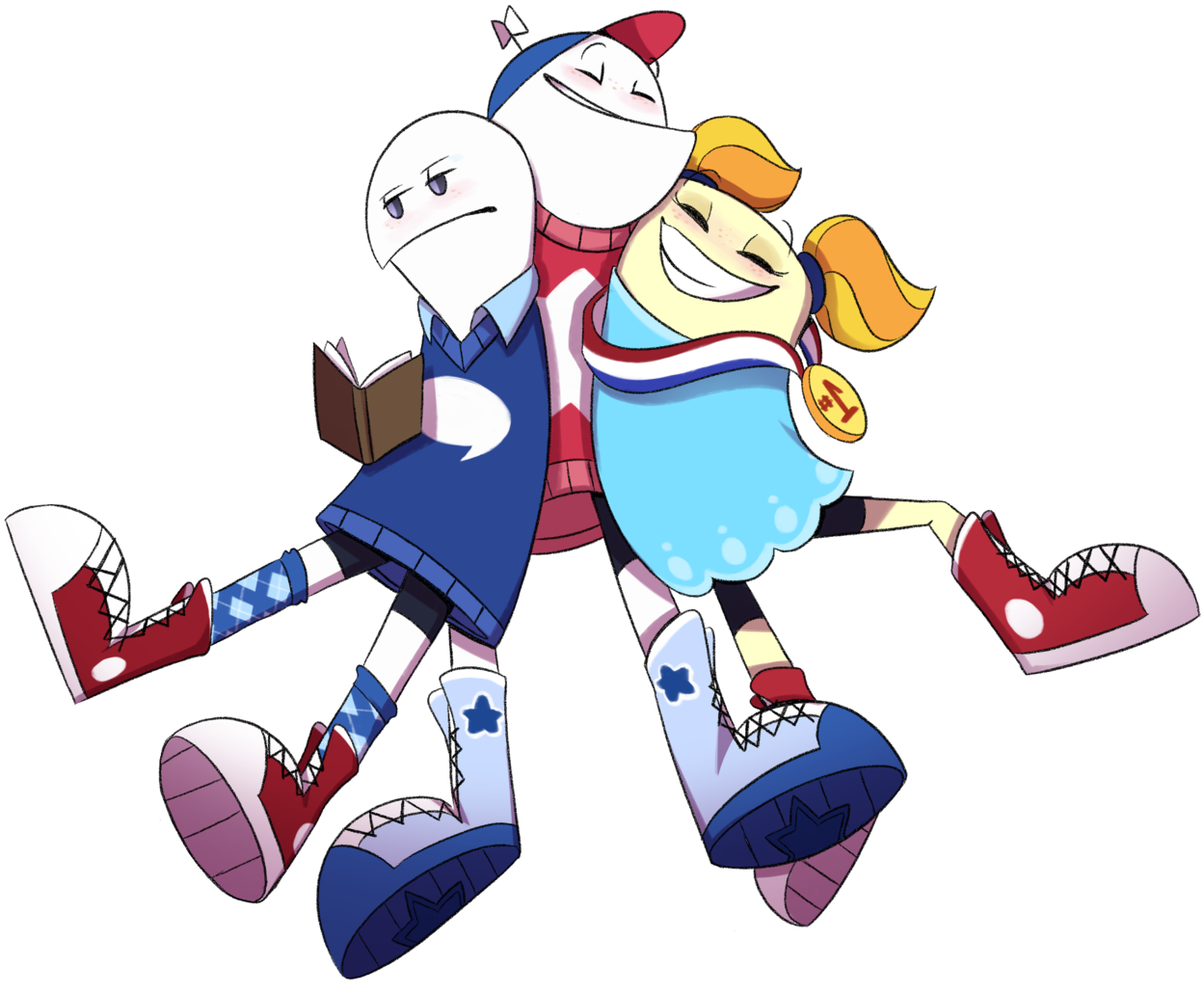 I Have The Most Unoriginal Headcanon Ever That Homeschool - Cartoon Clipart (1280x1074), Png Download