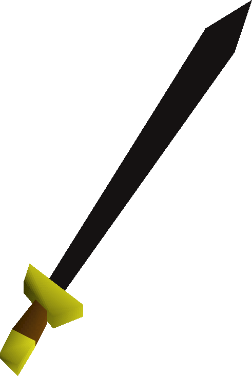 Black Sword - Sword Black Clipart (491x733), Png Download