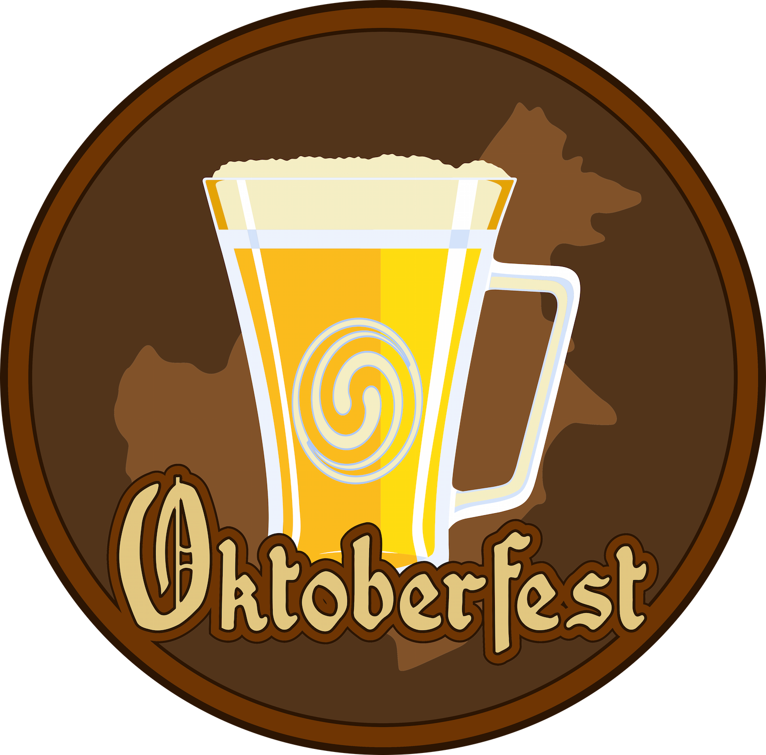 Logo Design By Geomergent For Borneo Oktoberfest Sdn - Emblem Clipart (1500x1477), Png Download