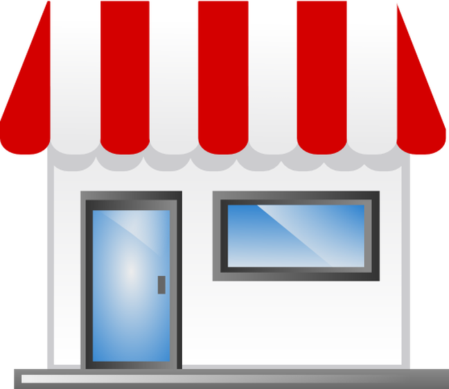 Well, No More Of That Worry Because At Ike's Sharpening - Brick And Mortar Icon Clipart (648x562), Png Download