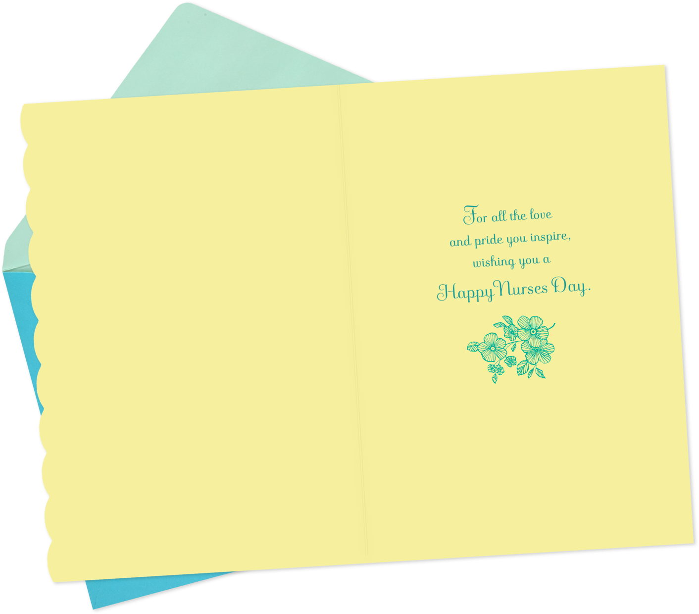 Love And Pride For Nurse Daughter Nurses Day Card - Paper Clipart (1470x1470), Png Download