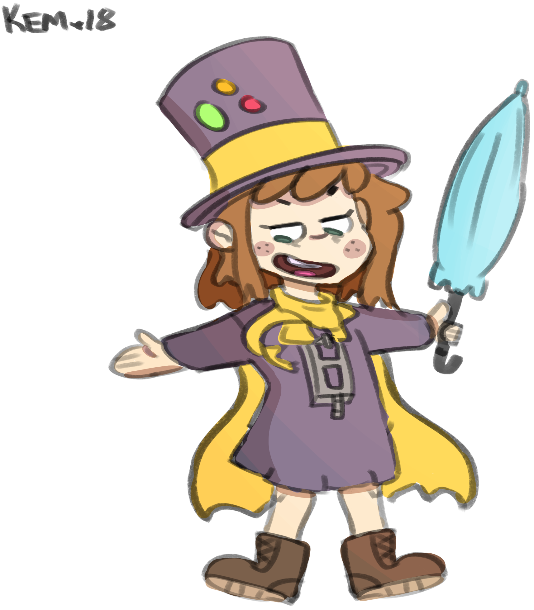 Praise The Hat Kid - Cartoon Clipart (2000x2000), Png Download