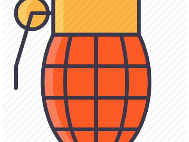 Grenade Clipart Explosive - Illustration - Png Download (640x480), Png Download