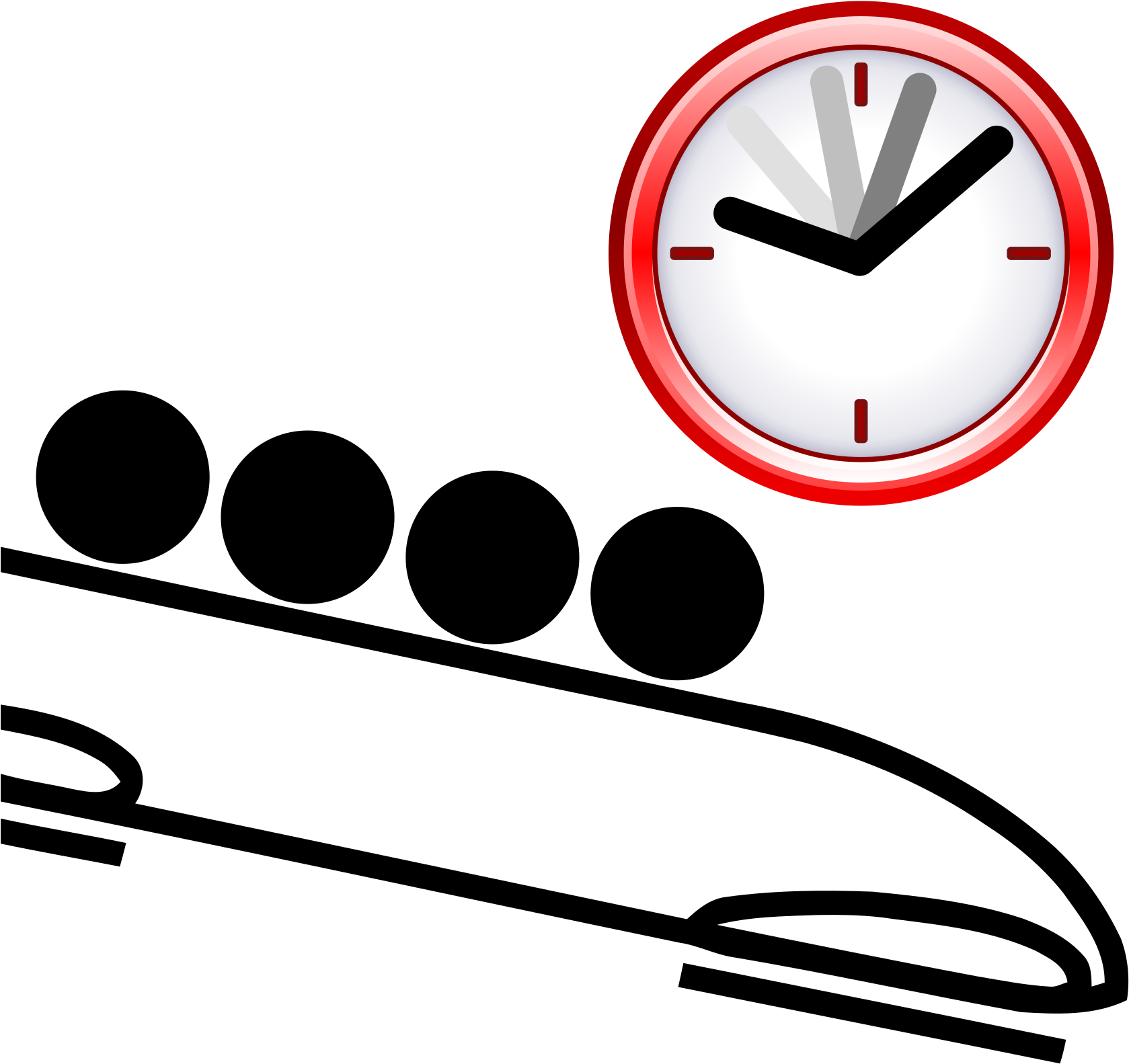 Open - Signe Bobsleigh Clipart (2000x2000), Png Download