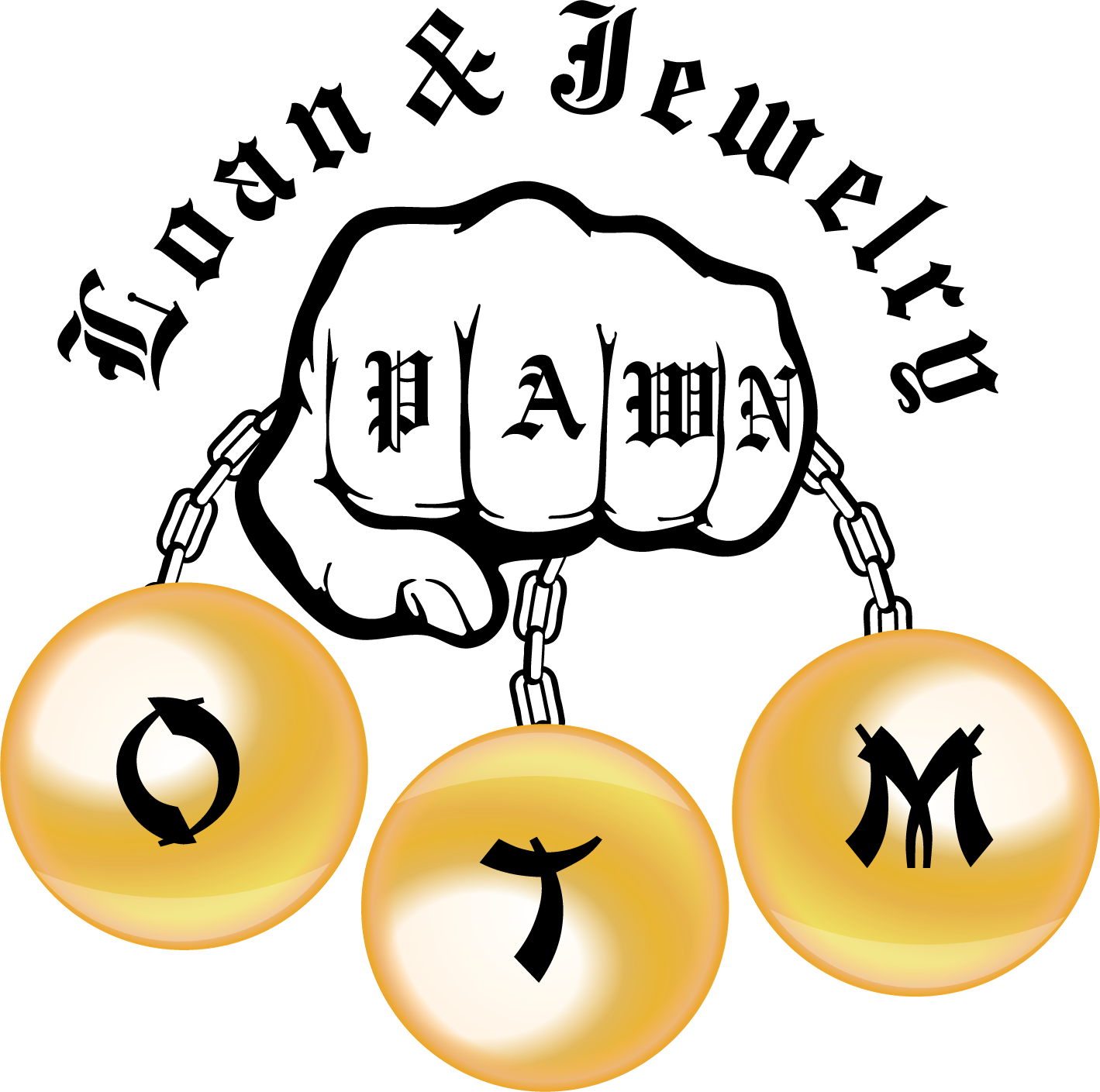 Bracelets Otm Pawnshop Ⓒ - Fist Bump Clipart - Png Download (1419x1409), Png Download