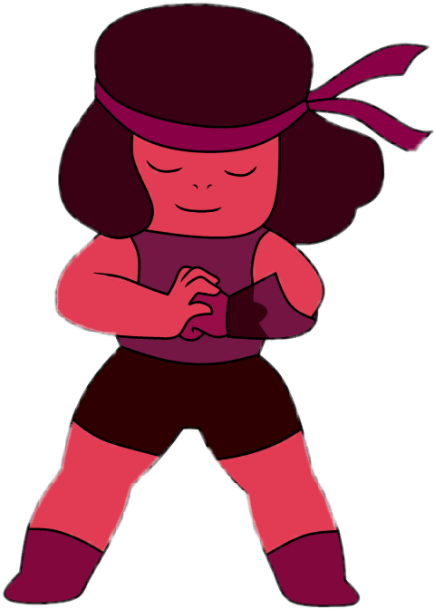 Ruby Steven Universe Garnet Clipart (480x672), Png Download