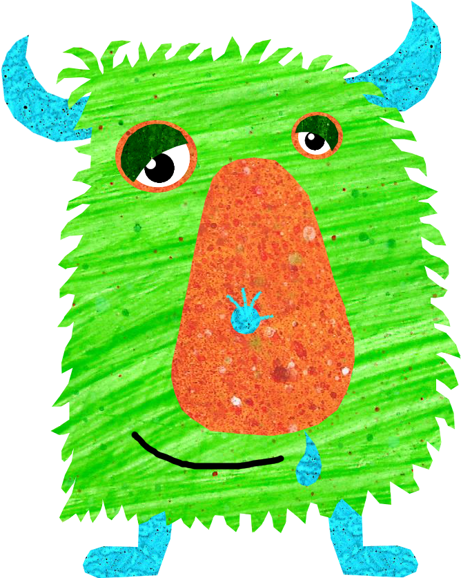 Monster D From Monster Alphabet Illustration By Daniela - Cartoon Clipart (1000x1000), Png Download