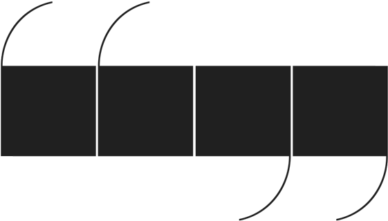 This Minimal, Modernist Take On Quotation Marks Fits Clipart (1574x671), Png Download