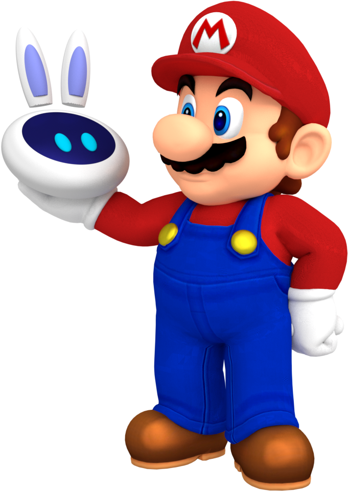 Mario And Beep O By Nintega Dario - Mario Rabbids Beep O Clipart (681x961), Png Download
