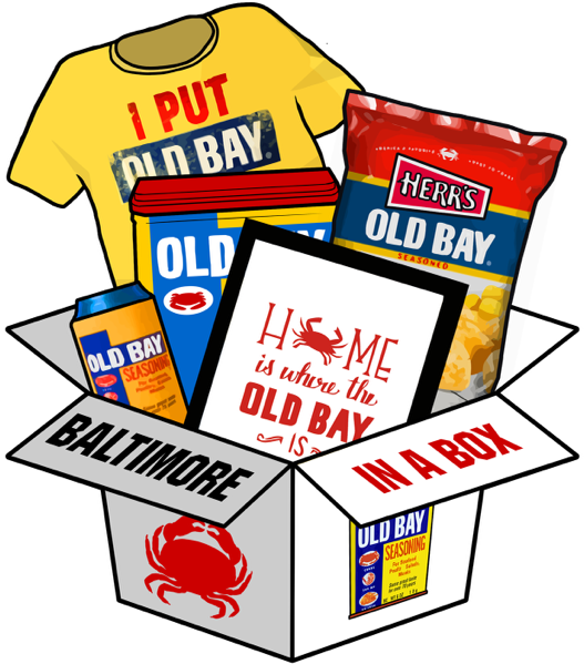 Baltimore In A Box Boxes, Baltimore, Maryland, Canisters, Clipart (640x640), Png Download