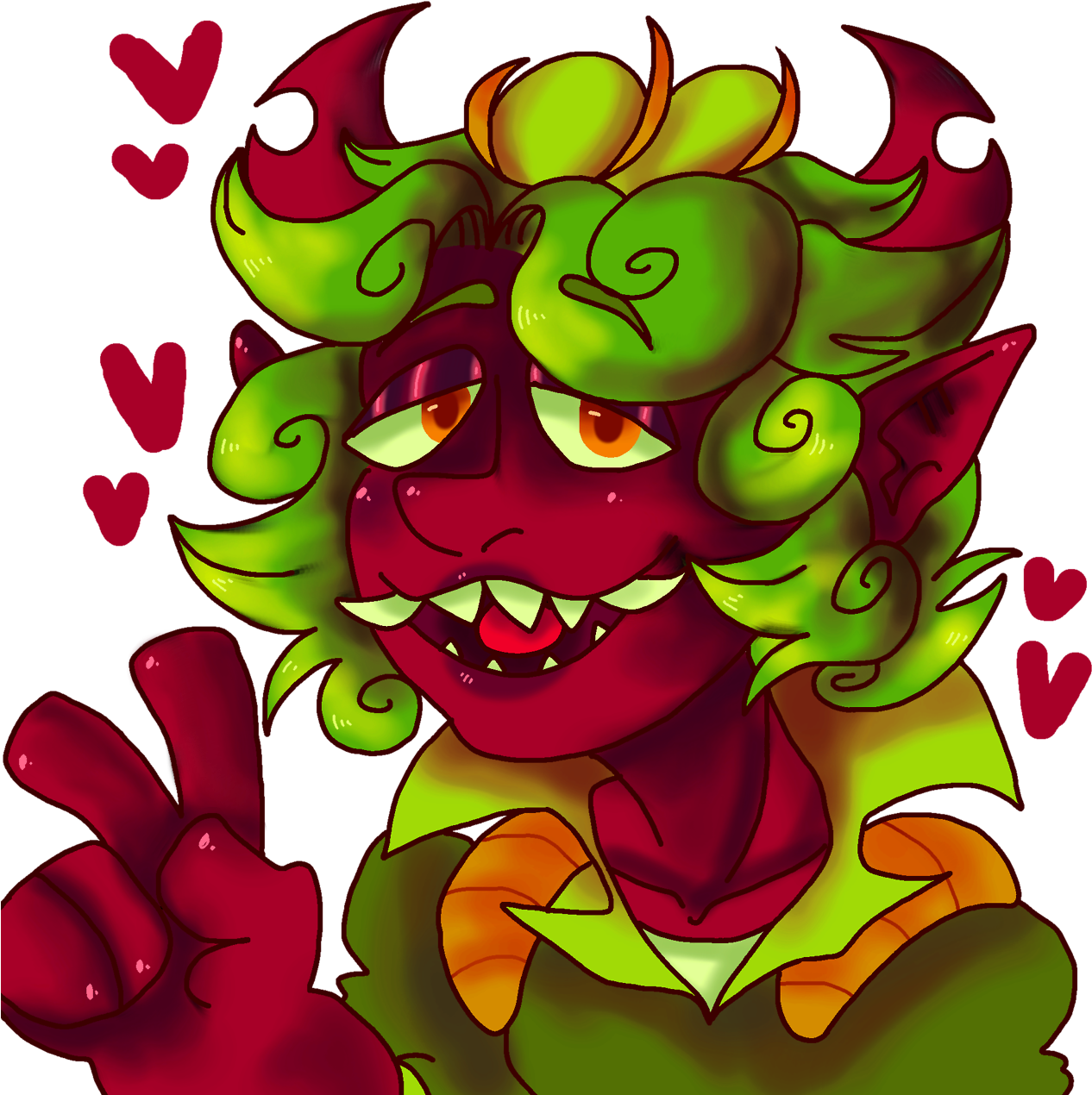 “quickie Mala, The Spiciest Peppa ” - Nefarious Malachite Clipart (1280x1280), Png Download