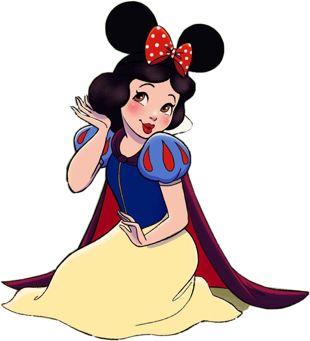 Snowwhite Sticker - Dylan Bonner Disney Princess Art Clipart (1024x1128), Png Download
