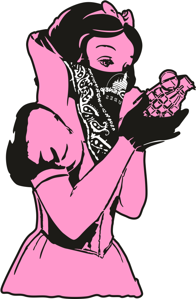 Snow White - Banksy Snow White Clipart (1080x1080), Png Download