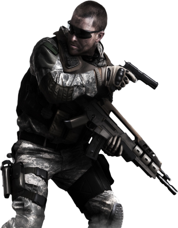 Meet The Team Call Of Duty Ghosts Render Clipart Full Size Clipart 3263798 Pinclipart
