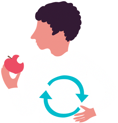 Bloating And Gas - Illustration Clipart (750x422), Png Download