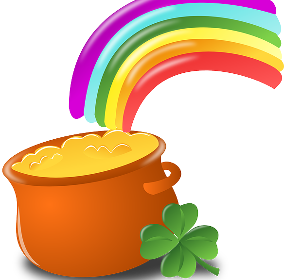 Difficulties Are Misfortune Or Fortune - St Patrick's Day Slots Clipart (584x577), Png Download