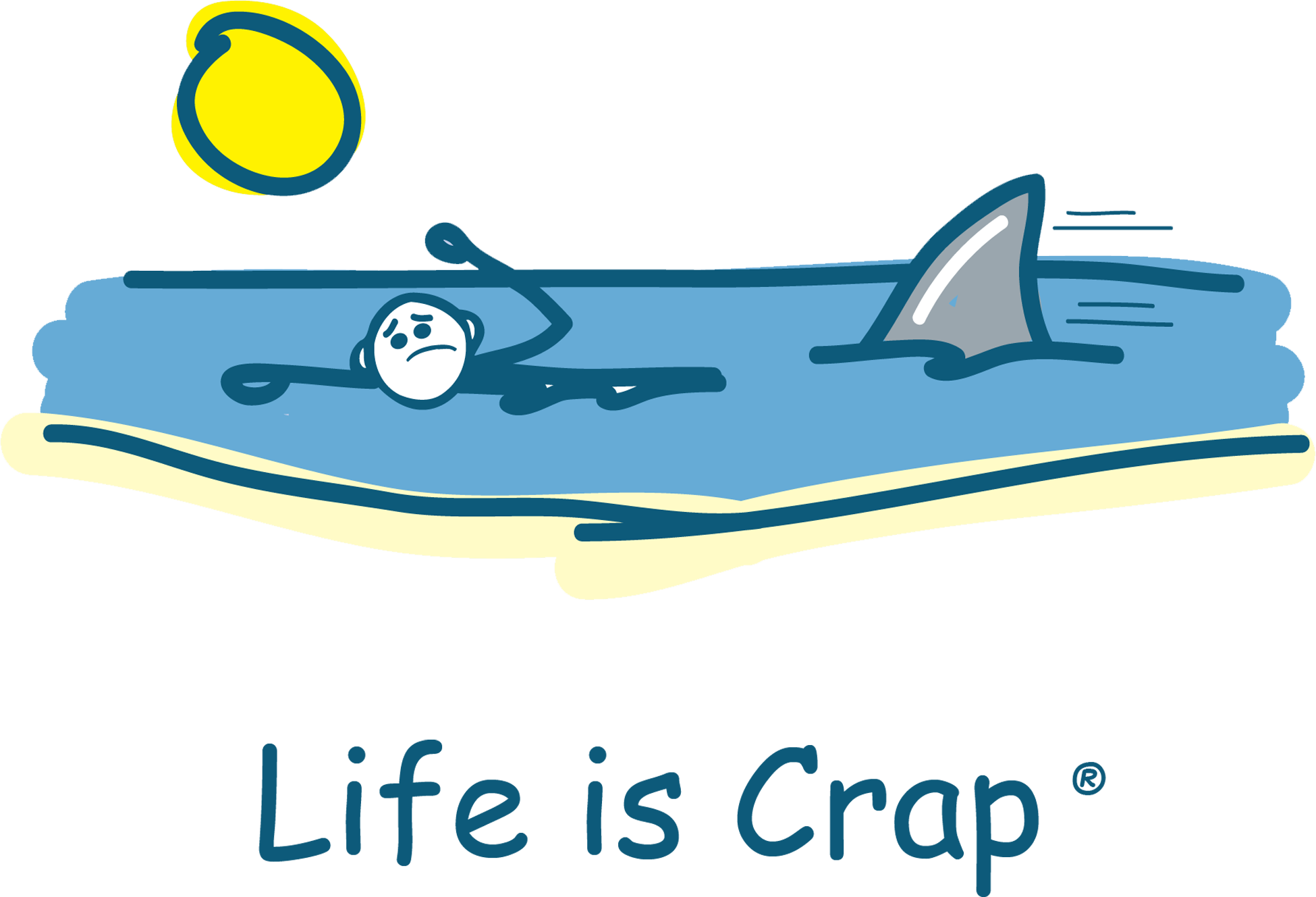 Beach Booze & Bongs - Life Is Crap Clipart (1950x1328), Png Download