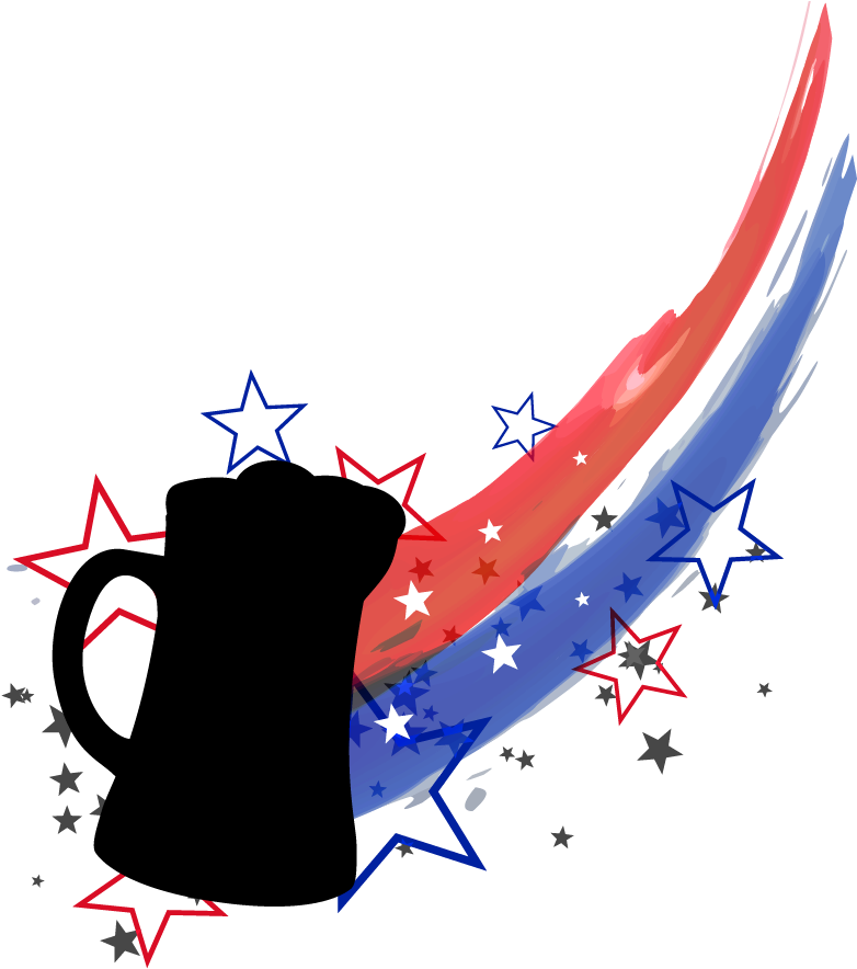 Red, White & Booze - Illustration Clipart (865x915), Png Download