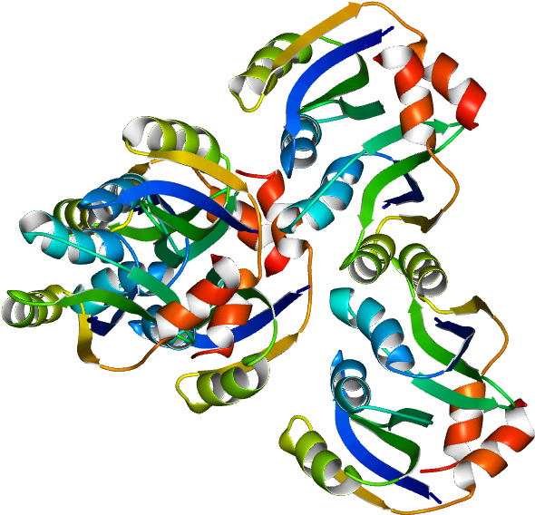 Molmil Generated Image Of 5ypw Clipart (768x768), Png Download