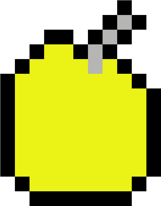 Gas Can - Minecraft Apple Coloring Page Clipart (1000x850), Png Download