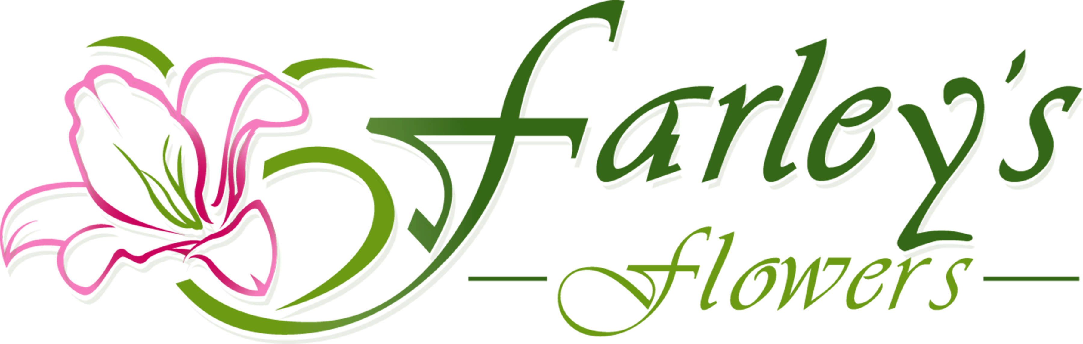 Farley's Flowers - Flower Brands Clipart (3600x1143), Png Download