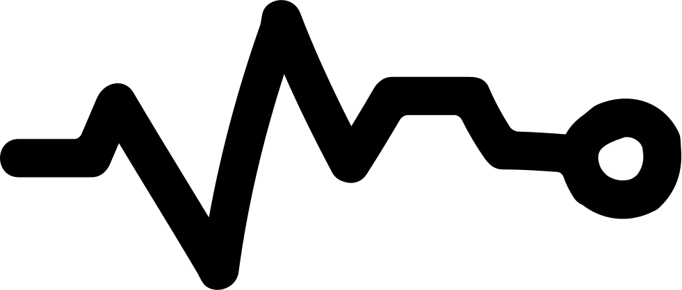 Lifeline Hand Drawn Status Line Clipart (981x418), Png Download