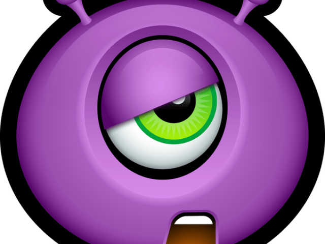 Pink Eyes Clipart Halloween - Emoticon - Png Download (640x480), Png Download