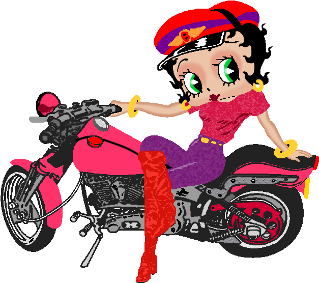 Biker Babe - Biker Babe Clip Art - Png Download (735x610), Png Download