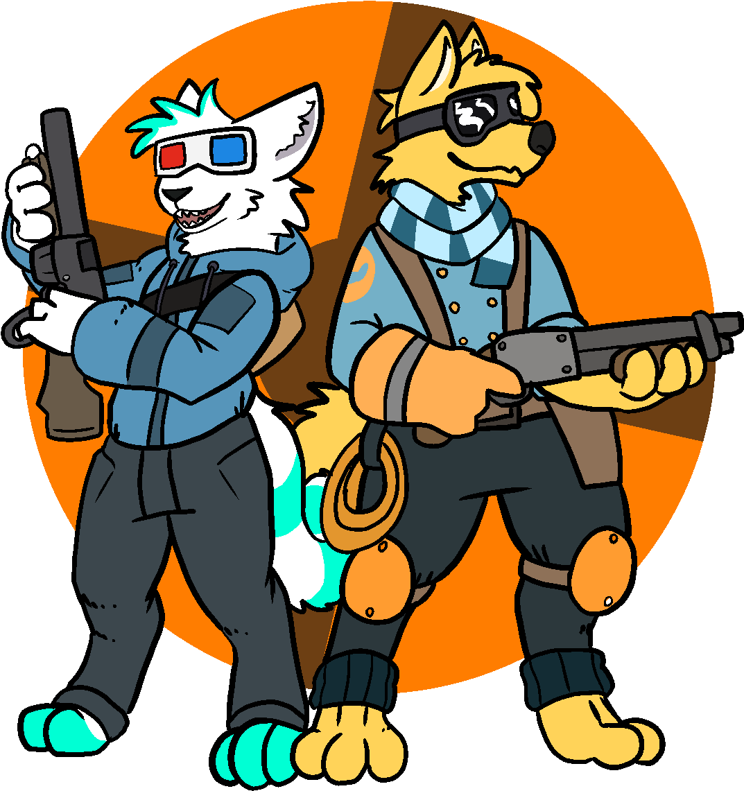 Squad Stronghold - Cartoon Clipart (1100x1200), Png Download