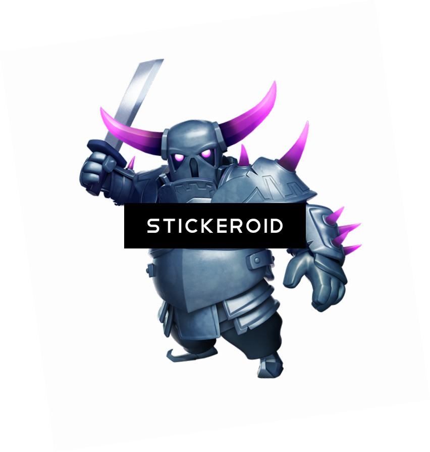 Clash Of Clans Pekka - Clash Of Clans Las Tropas Clipart (852x895), Png Download
