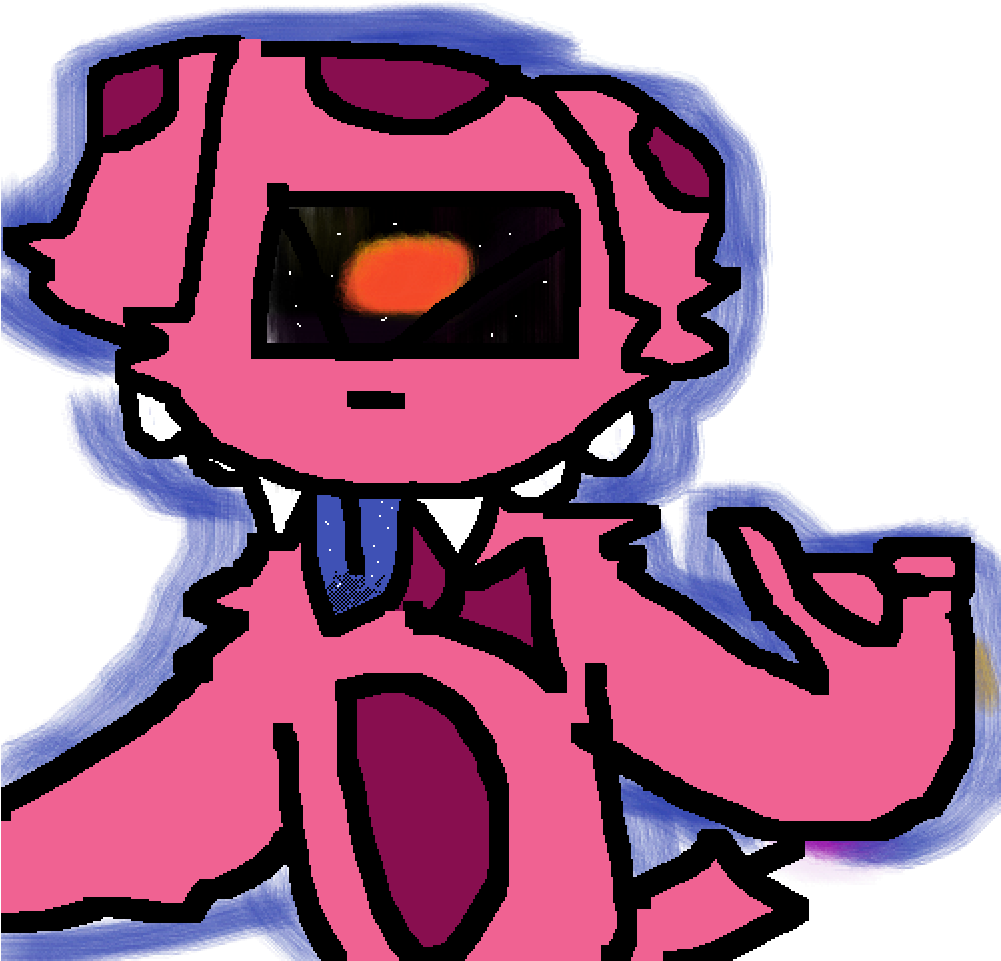 Look Ma, No Jaw By Lildvagirl - Cartoon Clipart (1000x1000), Png Download