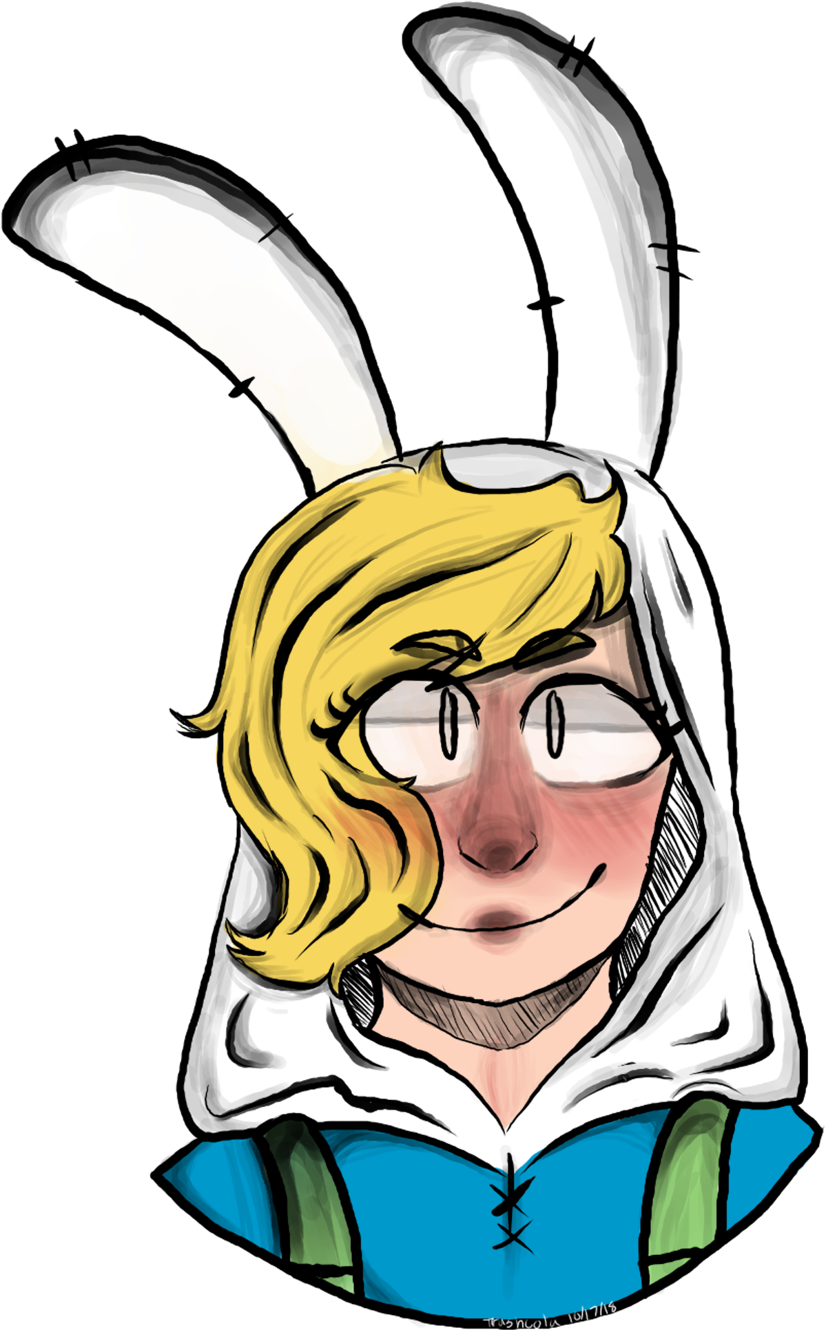 Fionna Is So Cute I Cant Even Clipart (1284x1971), Png Download