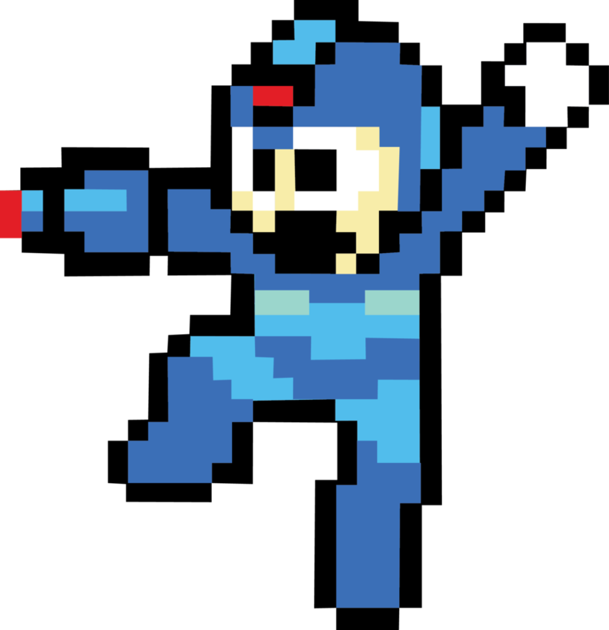 D20 Clipart 8 Bit - 8 Bit Characters Png Transparent Png (879x909), Png Download